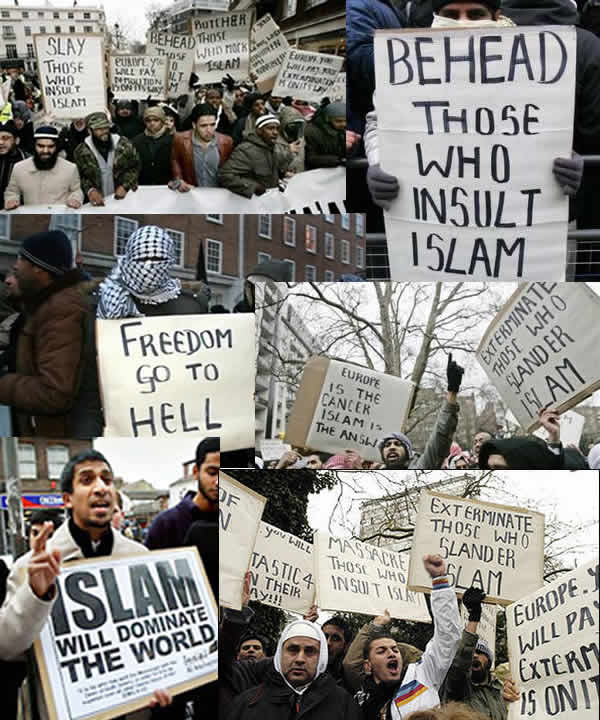 islamic marchers